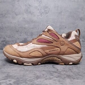 MERRELL Siren Sync Hiking Trail Shoes Womens Size 7 Brown‎ Leather
